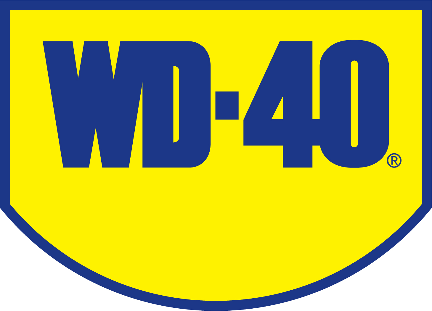 WD-40 logo yellow and blue