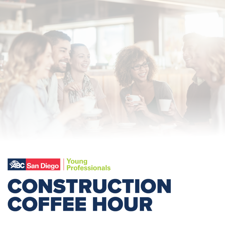 ABC San Diego Young Professionals Construction Coffee Hour promo