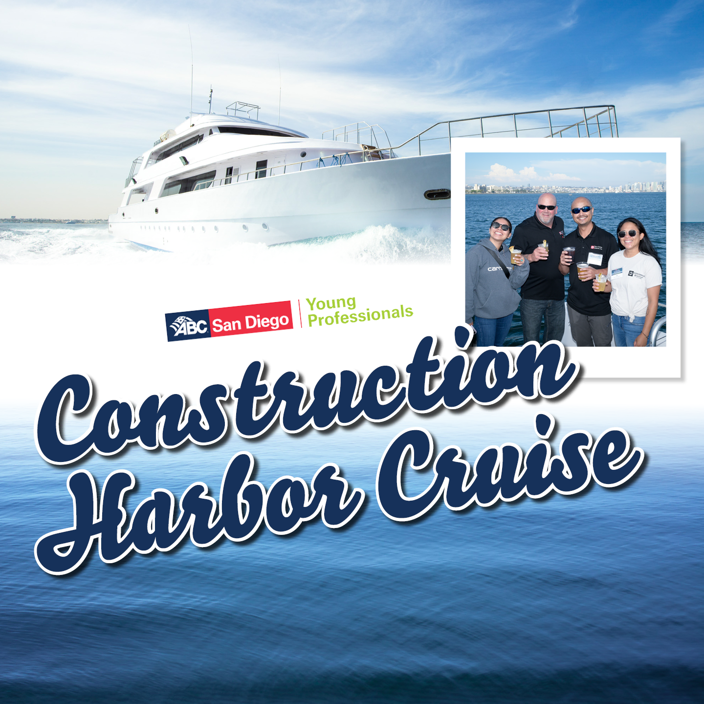 ABC San Diego Young Professionals Construction Harbor Cruise promo