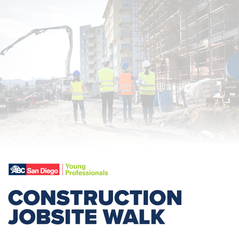 Young Professionals Construction Jobsite Walk graphic