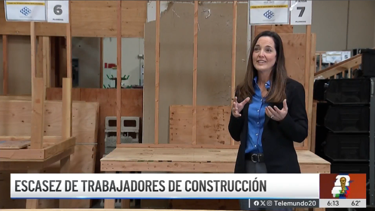 Construction worker shortage discussed in a presentation at ABC San Diego.